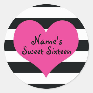 Angesagter Aufkleber "16. Brithday"