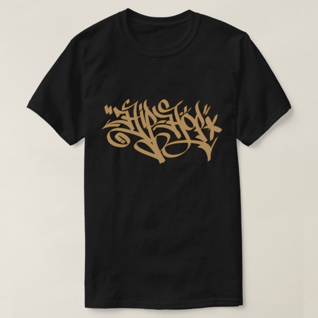 Angesagter Hopfengraffiti-T - Shirt (Design vorne)