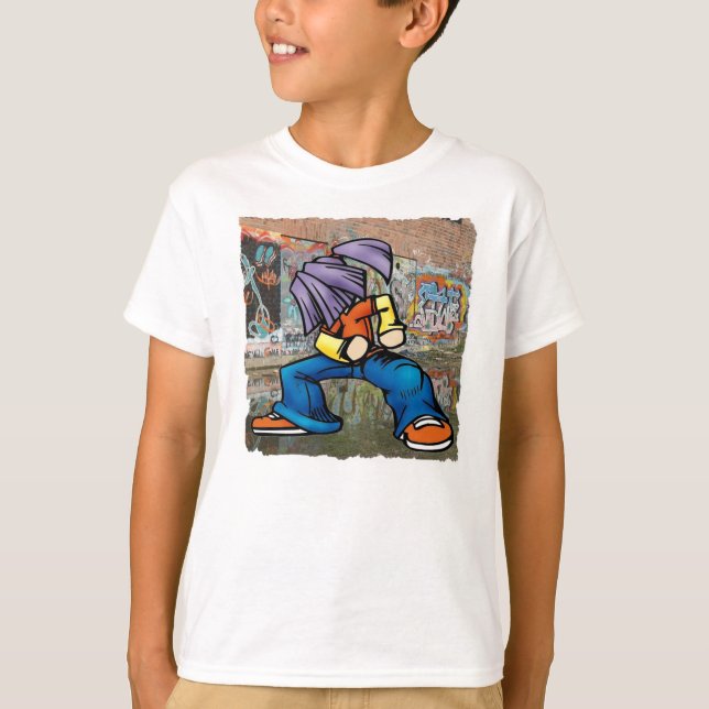 Angesagter Hopfengraffiti-T - Shirt (Vorderseite)