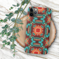 Angesagter Sommer Türkis Orange Aquamarin Oriental