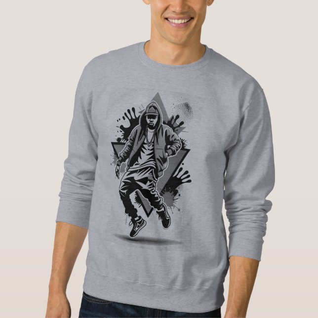 Angesagter Vibes Sweatshirt (Vorderseite)