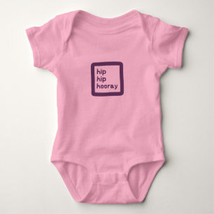 Angesagtes angesagtes Hooray Dysplasia-Bewusstsein Baby Strampler
