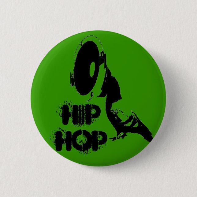 angesagtes Hopfen Button (Vorderseite)