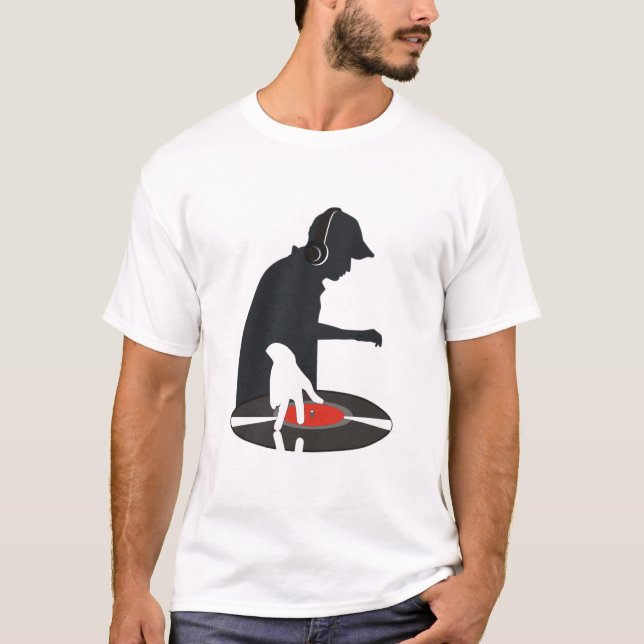 angesagtes Hopfen-DJ-Kleid T-Shirt (Vorderseite)