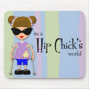 Angesagtes Küken Mousepad