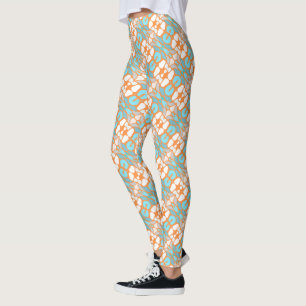 Angesagtes Orange Yellow Turquoise Leggings