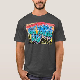 angesagtes T-Shirt New York City des ny Graffiti