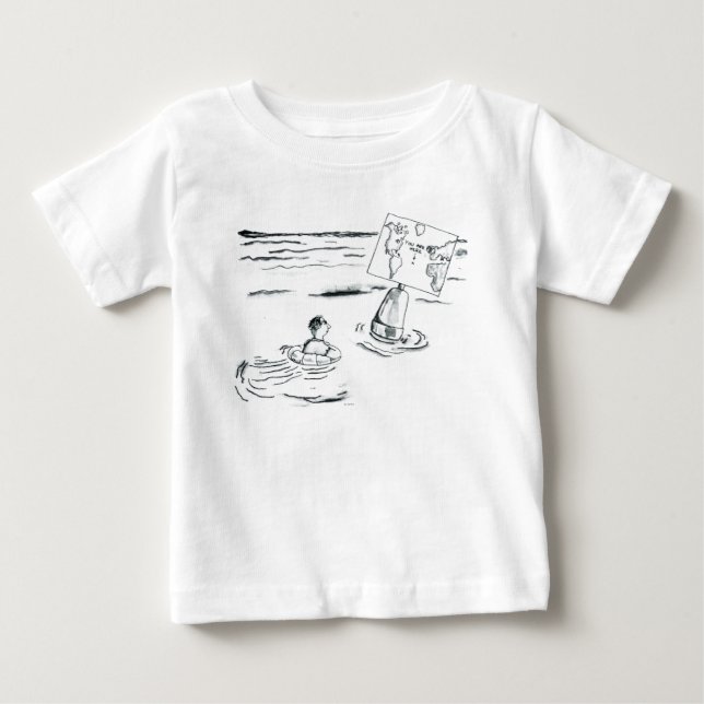 Angeschwemmt Baby T-shirt (Vorderseite)