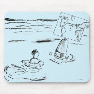 Angeschwemmt Mousepad