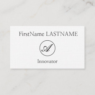 Angesehene Innovationskarte Visitenkarte