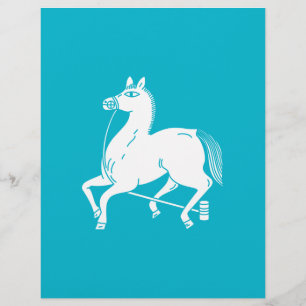 Angeseiltes Champion-Pferd