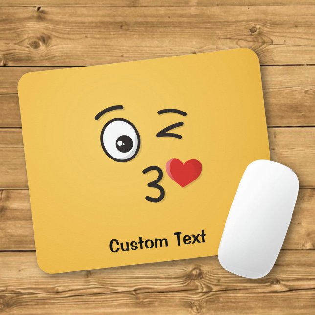 Angesicht, die eine Kuss-Maus-Pad Mousepad (Von Creator hochgeladen)