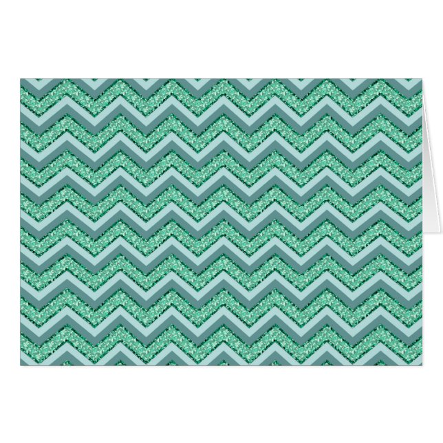 Angesicht Emerald Zickzack Pattern (Vorderseite (Horizontal))