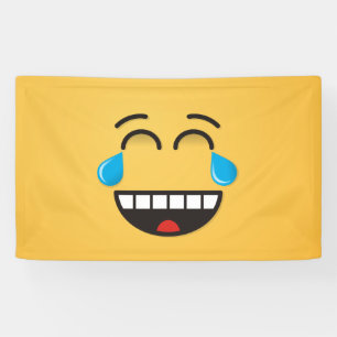 Angesicht mit Tränen der Freude Banner