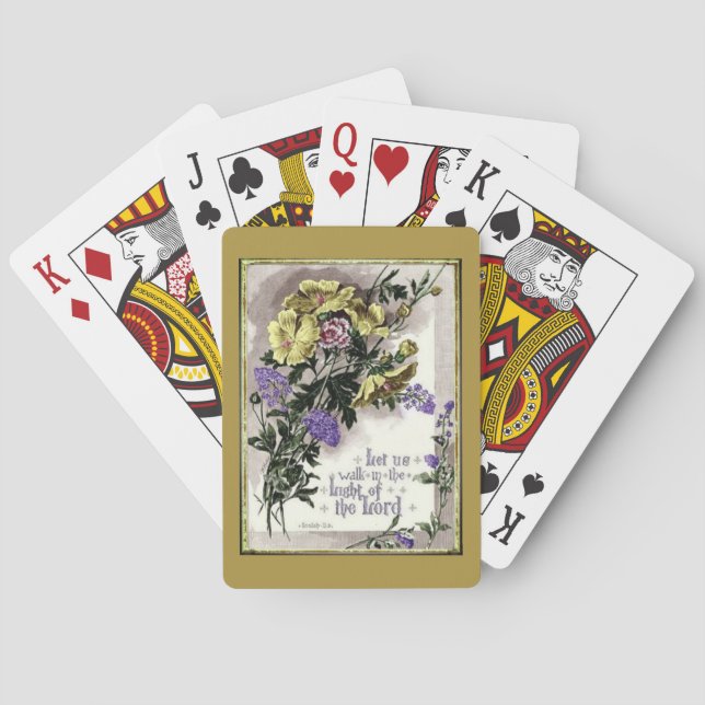 Angesichts des Lords Spielkarten (Rückseite)