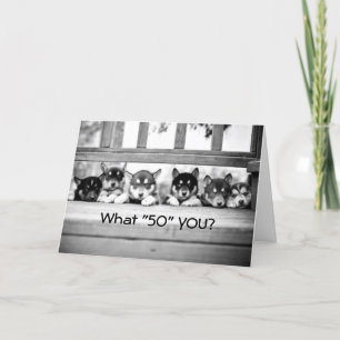 ANGESPROCHEN - DU bist 50? GRUPPENKARTE Karte
