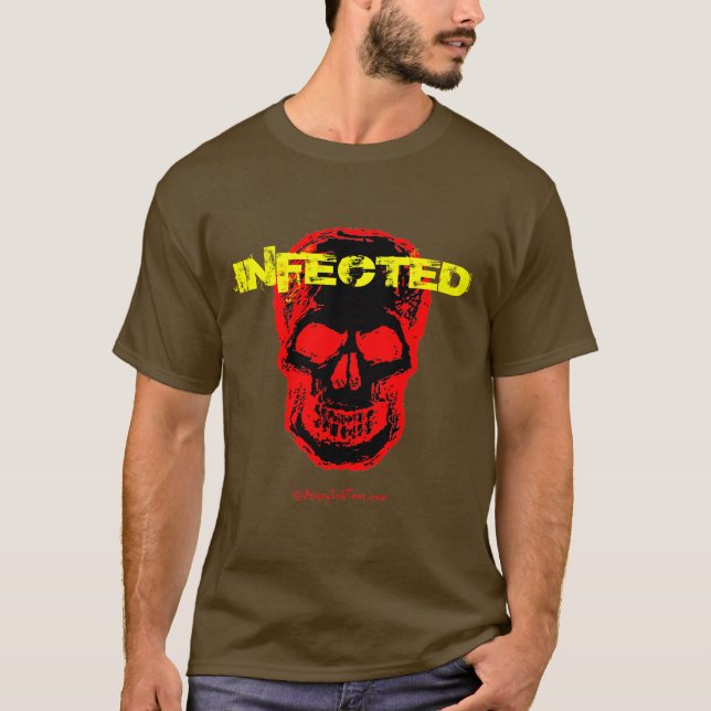 Angesteckter Zombie-T - Shirt (Vorderseite)