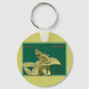 Angestellter Birthday Butterfly Schlüsselanhänger