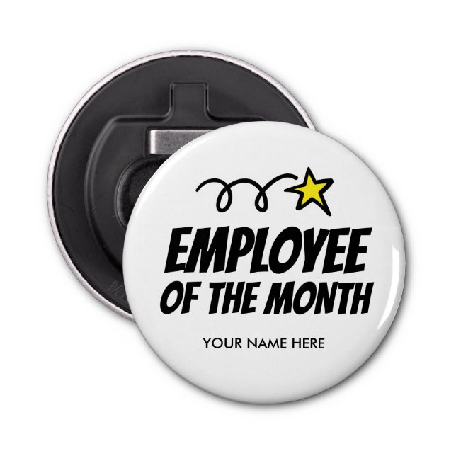 Angestellter des Öffners der magnetischen Flasche Flaschenöffner (Vorderseite)