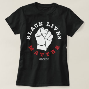 Angestiftes Schwarzes Leben Materie angepasster Na T-Shirt