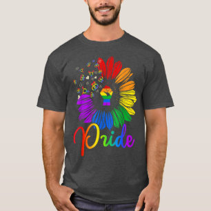Angestiftete Sonnenblumen Pride LGBT Gay Lesbian T T-Shirt