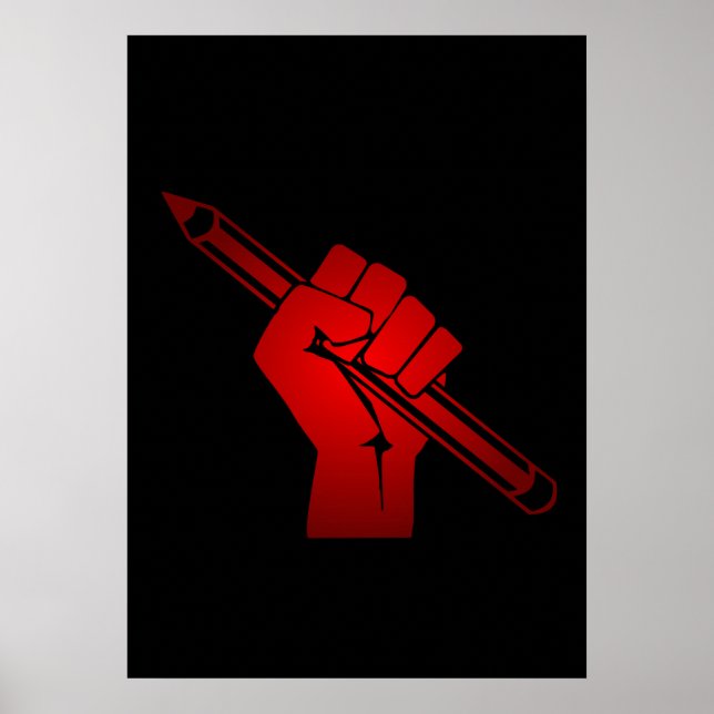 Angestifteter Fauststift Poster (Vorne)