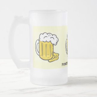 Angetrieben durch Alkohol-mattierte Bier-Tasse Mattglas Bierglas