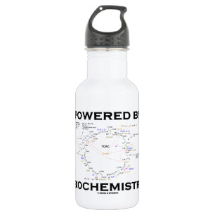 Angetrieben durch Biochemie (Krebs Zyklus) Edelstahlflasche