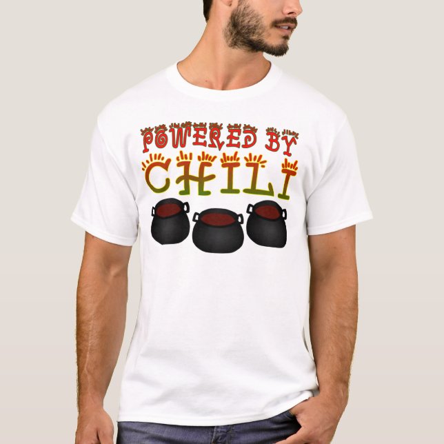 Angetrieben durch Chili T-Shirt (Vorderseite)
