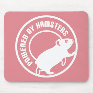 Angetrieben durch Hamster Mousepad
