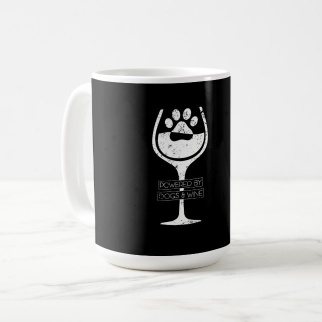 Angetrieben durch Hunde und Kaffeetasse (Vorderseite Links)