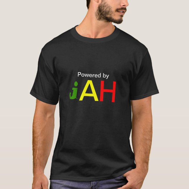 Angetrieben durch Jah Rastafari T - Shirt (Vorderseite)