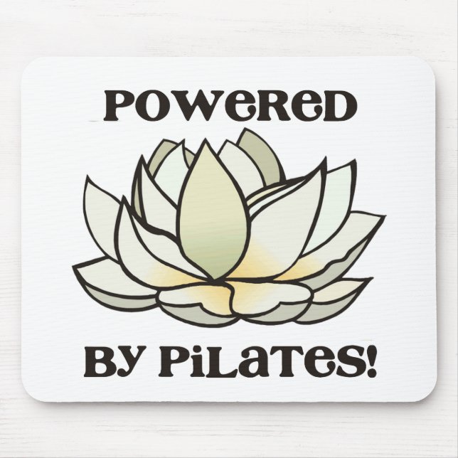 Angetrieben durch Pilates Lotus Mousepad (Vorne)