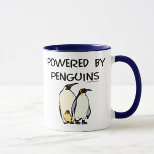 Angetrieben durch Pinguine Tasse