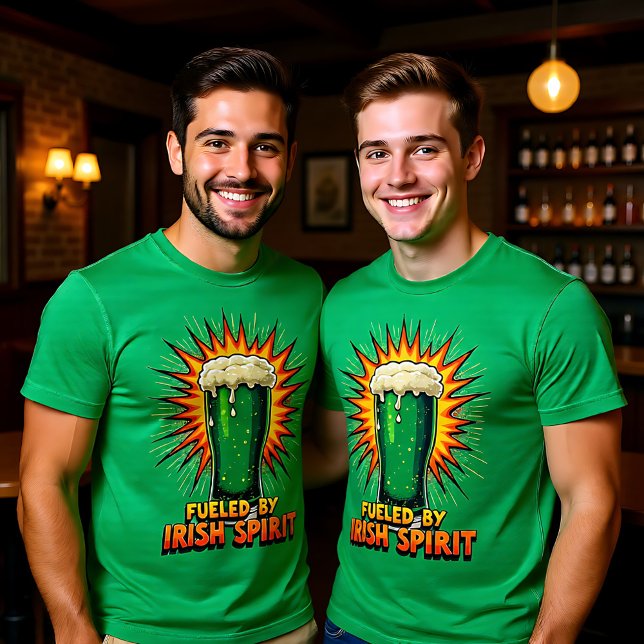 Angetrieben vom irischen Geist T-Shirt (Fueled by Irish Spirit T-Shirt)