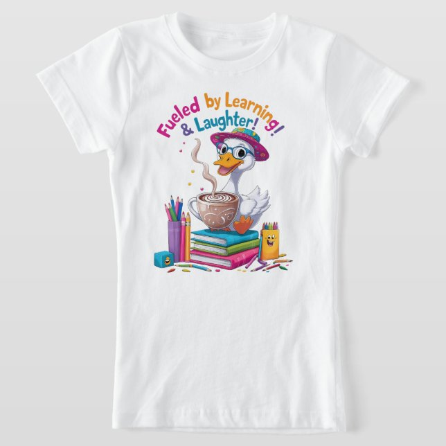 Angetrieben vom Lernen GansT-Shirt – Zurück zur Sc T-Shirt (Ablage )