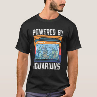 Angetrieben von Aquarien Tropenfisch Humor T-Shirt