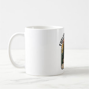 Angetrieben von Coffee Retro Camp Kaffeetasse