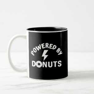 angetrieben von Donuts Zweifarbige Tasse