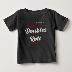 Angetrieben von Doubles und Roti Dark Baby T-shirt