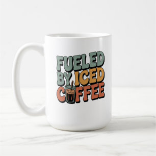Angetrieben von Eiskaffee Kaffeetasse