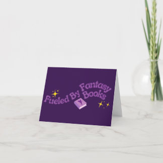 Angetrieben von Fantasy-Büchern Dankeskarte