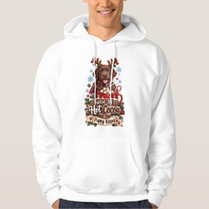 Angetrieben von heißer Schokolade und Welpenküssen Hoodie