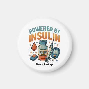 Angetrieben von Insulin Diabetes Awareness Funny Z Magnet