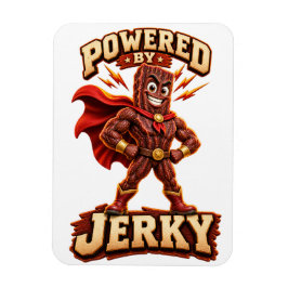 Angetrieben von Jerky Superhero Magnet
