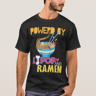 Angetrieben von K-pop und Ramen Kpop Merch T-Shirt