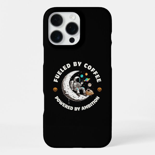 Angetrieben von Kaffee Angetrieben von Ehrgeiz Han iPhone Hülle (Rückseite)