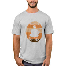 Angetrieben von Kaffee – Morgenmotivation Design