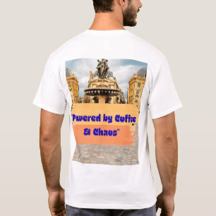 Angetrieben von Kaffee und Chaos Lustiges Kaffeeli T-Shirt
