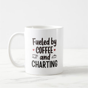Angetrieben von Kaffee und Dokumentation – Lustige Kaffeetasse